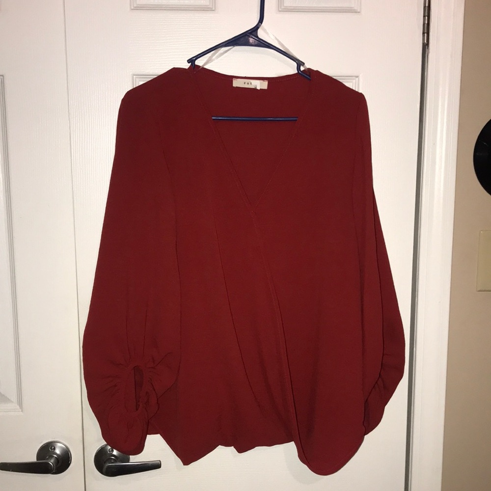Burnt Orange Blouse